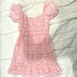 Daisy Max Puff Short Sleeve Ruched Dress size XS